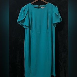 Calvin Klein Green Midi Dress